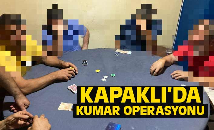 Kıraathanede kumar oynayan 5 kişiye ceza yağdı